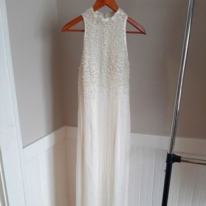 Alvce Designs white pearl dress HEAVY